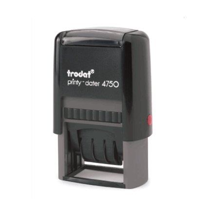 4750 Trodat Printy Dater Self-Inking Stamp